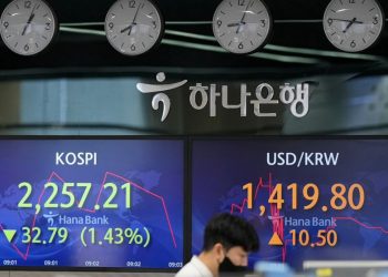 Asian shares mixed after Dow falls into bear market
