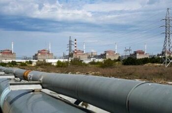 Russia has shelled and damaged Ukrainian power lines connecting Europe’s largest nuclear power plant to the Ukrainian grid