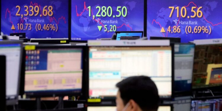 Asian markets follow Wall Street lower on inflation worries