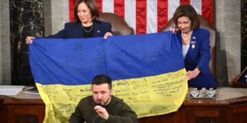 ‘Ukraine didn’t fall,’ Zelenskyy says in a historic address to U.S. Congress