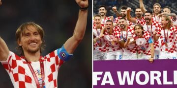 Croatia came in third place in Qatar World Cup 2022