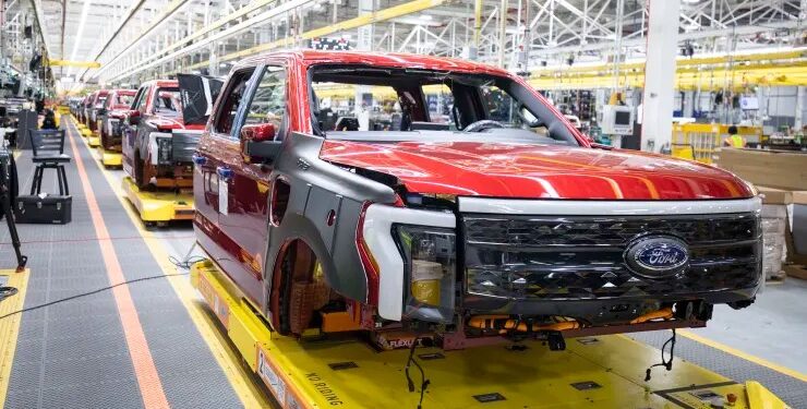 Ford claims the No. 2 spot in EVs behind Tesla