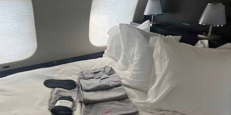 Here’s how a $92 flight compared to a Bombardier Global 7500, which can cost $20,000 an hour to charter.