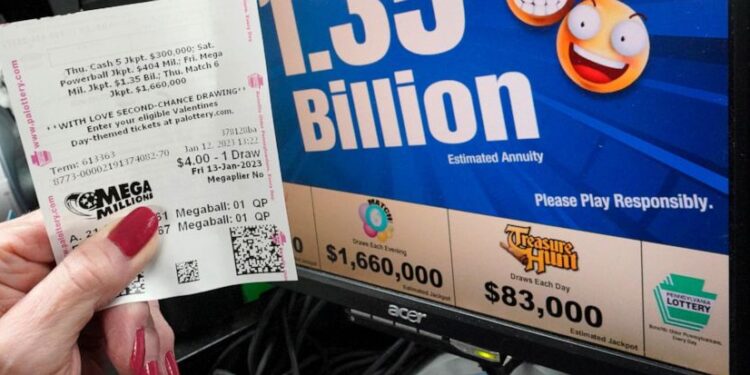 $1.35B Mega Millions prize drawing set for Friday night