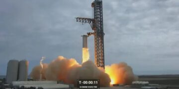SpaceX successfully test fires Starship booster in last key step before orbital launch