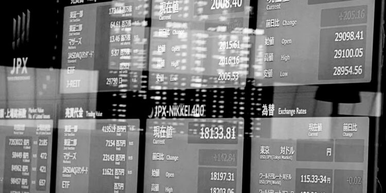 US bank jitters hit Asia stocks; yen drops with JGB yields after BOJ