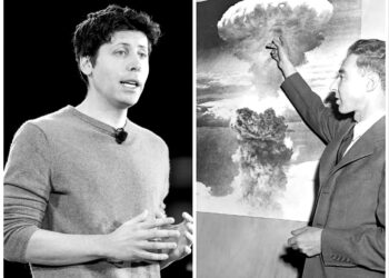 Sam Altman compared the scale of OpenAI with the Manhattan Project and quoted Oppenheimer in 2019