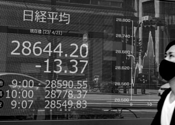 Asian shares follow Wall Street’s lower