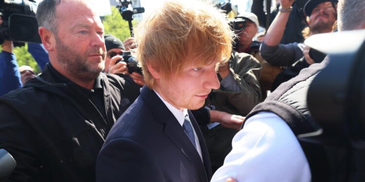Ed Sheeran’s Marvin Gaye mash-up ‘is smoking gun’ in trial