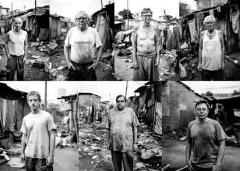 AI-generated portraits show how billionaires will look if they were poor