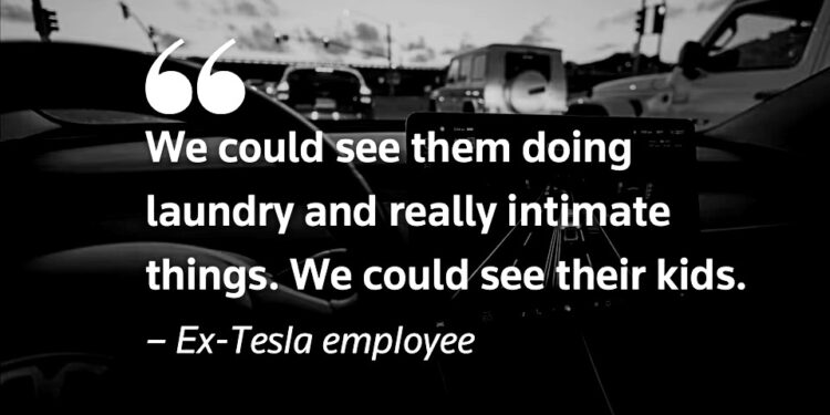 Tesla workers shared sensitive images recorded by customer cars