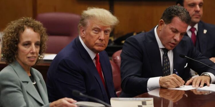 Trump pleads not guilty to 34 criminal charges in New York