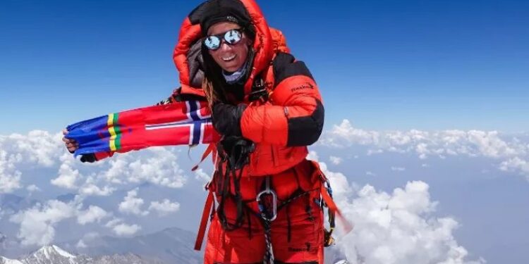 Norwegian climber becomes the fastest woman to summit all 8000m mountains