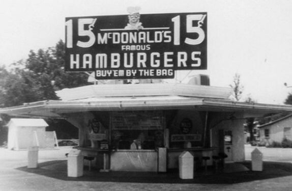On this day in 1940: In San Bernadino, California, brothers Maurice and Richard McDonald opened a drive-in restaurant