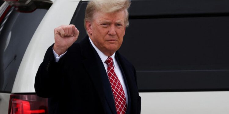 Donald Trump visits golf courses in Scotland