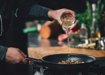 How do you cook with wine?