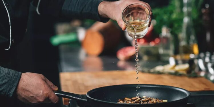 How do you cook with wine?