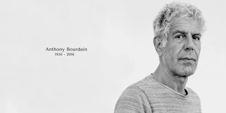 On this day in 2018: American chef and television personality Anthony Bourdain, died by suicide