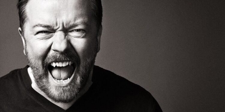 On this day in 1961: British comedian and actor Ricky Gervais was born
