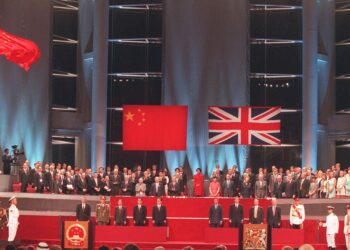 On this day in 1997: The crown colony of Hong Kong officially reverted to Chinese sovereignty