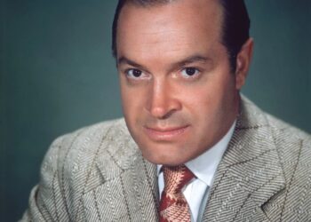 On this day in 2003: Bob Hope, who was known for his rapid-fire delivery of jokes and one-liners died, at age 100