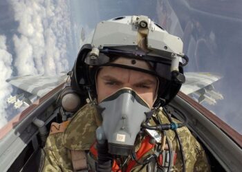 Ukrainian fighter pilot 'Juice'