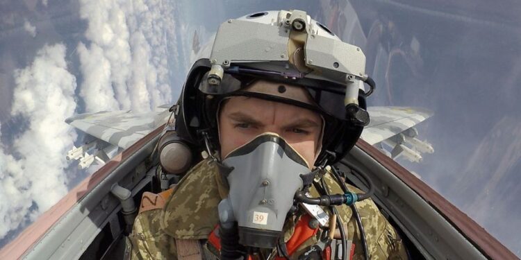 Ukrainian fighter pilot 'Juice'