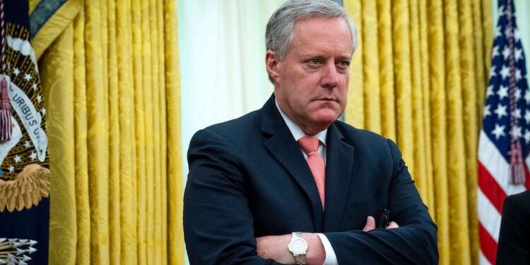 Meadows told special counsel he could not recall Trump ever declassifying Mar-a-Lago docs