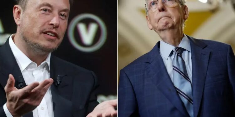 Elon Musk wants Mitch McConnell out
