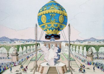 On this day in 1783: The Montgolfier brothers sent a balloon with a rooster, a duck, and a sheep