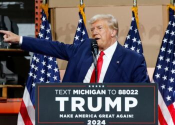 Trump ist nicht da und doch mittendrin