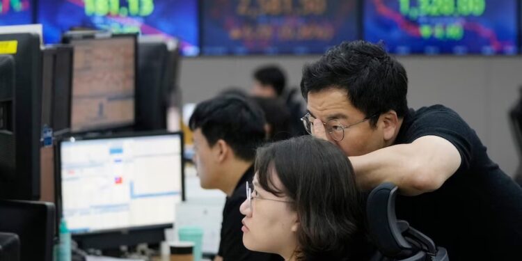 Asian shares weaker ahead of Federal Reserve interest rate decision
