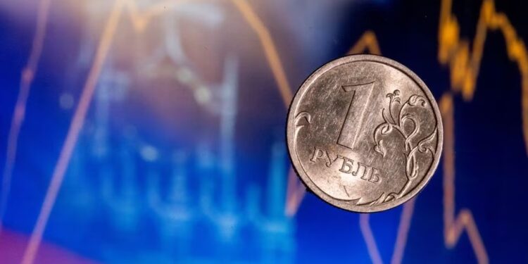 Der russische Rubel schwächelt über 100 gegenüber dem Dollar