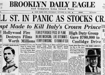 An diesem Tag im Jahr 1929: Einbruch der US-Börsenkurse