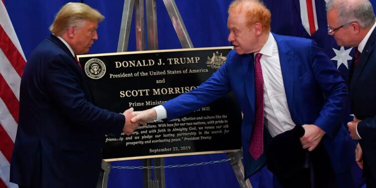 An Australian billionaire said Trump called him to say, ‘I just bombed Iraq today’