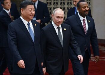 Mutual praise, buzzwords plus a few walkouts: Xi and Putin meet in Beijing