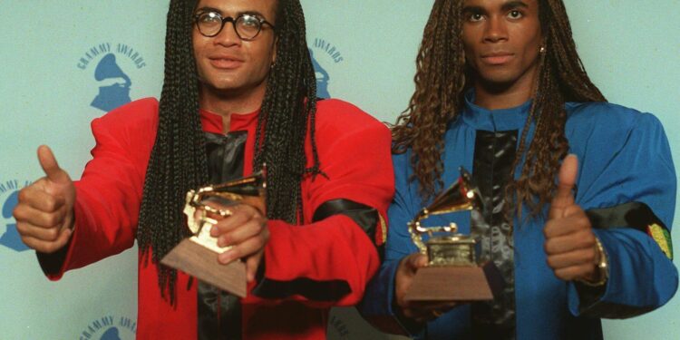 On this day in 1990: The pop duo Milli Vanilli became the first performers to be stripped of a Grammy Award