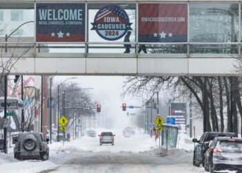 Trump admits concern that icy weather could harm his support in Iowa caucuses