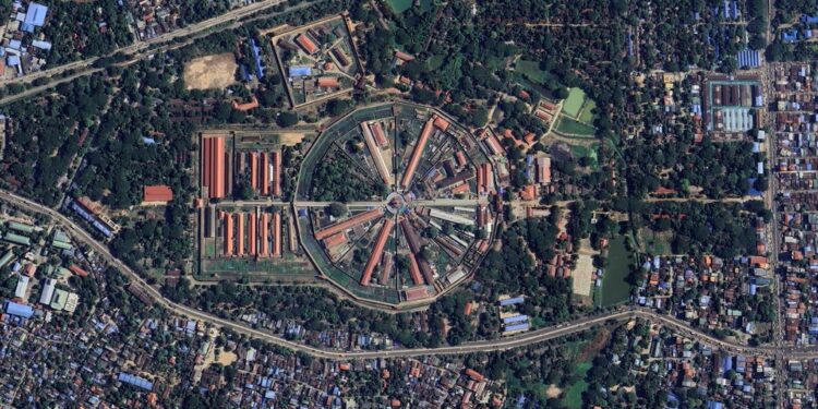 Huge and secretive prison expansion in Myanmar revealed by satellite images
