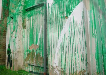 New Banksy tree mural in north London defaced with white paint