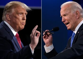 Biden and Trump hold dueling rallies in battleground Georgia