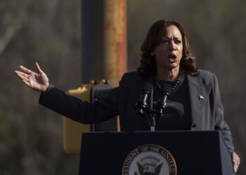 Kamala Harris issues sharp rebuke of Israel over ‘humanitarian catastrophe’ in Gaza