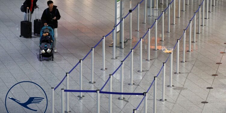 Strike wave hits German rail and airports as disputes mount