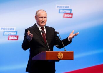 Putin wins Russia election in a 88% landslide with no serious competition