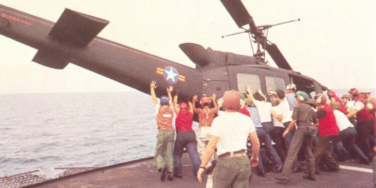 On this day in 1973: American troops evacuated Saigon as the United States ended its involvement in the Vietnam War.