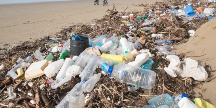 Survey finds that 60 firms are responsible for half of world’s plastic pollution