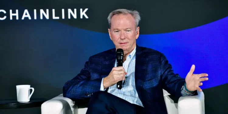 Ex-Google CEO Eric Schmidt has an easy solution to the terrifying idea of AI with free will