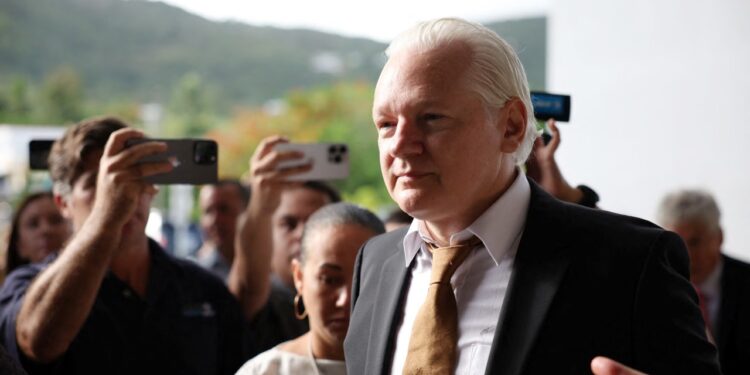 Julian Assange pleads guilty at hearing in the Northern Mariana Islands