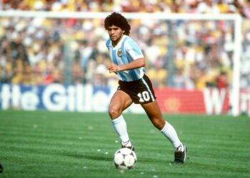 On this day in 1986: Argentine football player Diego Maradona scored his memorable “Hand of God” goal