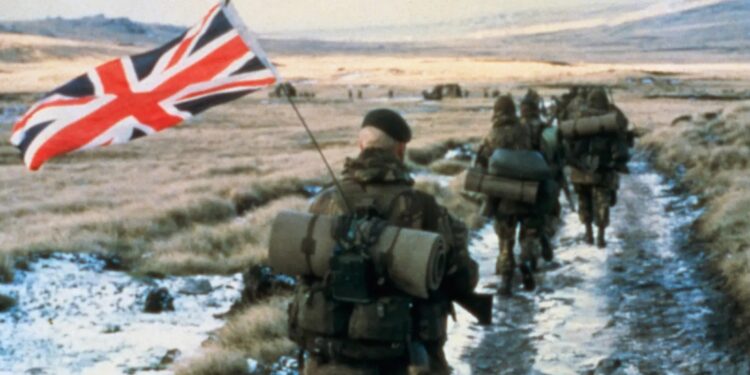 On this day in 1982: The surrender at Port Stanley to the British military concluded the Falkland Islands War